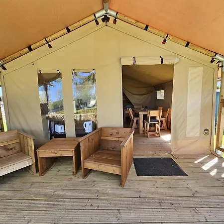 Safari-zelt Am Landwehrsee Lüks kamp alanı Dörverden