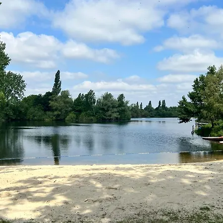 Lüks kamp alanı Safari-zelt Am Landwehrsee *