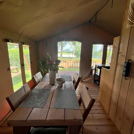 Lüks kamp alanı Safari-zelt Am Landwehrsee Dörverden